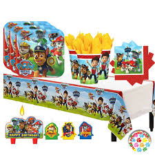 Amazon Com Paw Patrol Birthday Party Pack For 16 With Plates Napkins Cups Tablecover An Birthday Party Packs Paw Patrol Birthday Party Paw Patrol Birthday