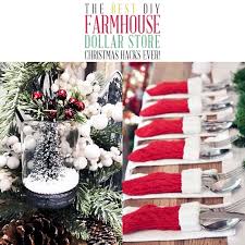 The Best Diy Farmhouse Dollar Store Christmas Hacks Ever The Cottage Market