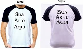 Camiseta Raglan Personalizada Com Sua Arte Frente E Verso No Elo7 Your Estampa E4b12a Camisa clássica de seda preta com mangas compridas e bolsos no peito em meia volta, frente e verso. camiseta raglan personalizada com sua arte frente e verso