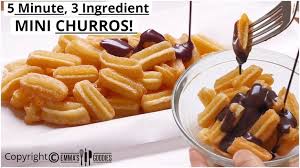 3 Ingredient Mini Churros Easy Churros Recipe How To Make Mini Churros Youtube Easy Churros Recipe Easy Churros Churros