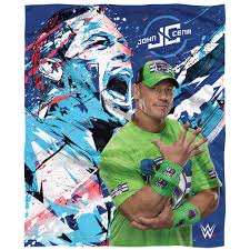 Wwe wrestling john cena reversible standard pillowcase 2008 new factory sealed. Wwe John Cena Plush Throw Blanket 50 X 60 Licensed For Bed Or Wall Display Walmart Com Walmart Com