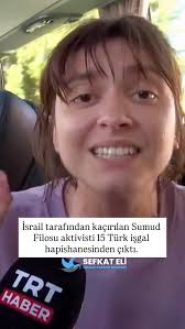 İsrail tarafından kaçırılan Sumud Filosu aktivisti 15 Türk işgal  hapishanesinden çıktı., Hoşgeldin @nonpolitiquehere