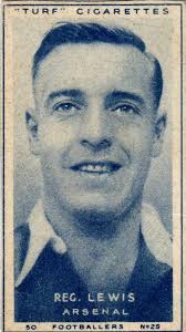 Reg Lewis of Arsenal in the 1948.