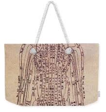Chinese Acupuncture Chart Weekender Tote Bag