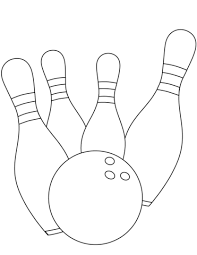Copy and paste the following into your website: Bowling Pin Coloring Page Free Coloring Library