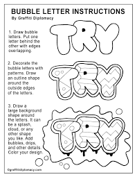 Portfolio covers graffiti letters for kids easy bubble letters this . Bubble Letters Bubble Drawing Graffiti