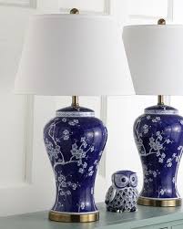 Spring Blossom Urn Shaped Table Lamps Set Of 2 By Safavieh At Neiman Marcus Last Call Table Lamp Jar Table Lamp Blue And White Lamp