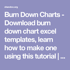 burn down charts download burn down chart excel templates