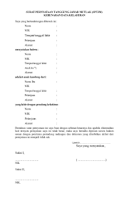 Setelah kesepakatan bersama, maka dibuatlah surat pernyataan persetujuan yang menjadi jaminan dan bukti autentik sebelum kesepakatan atau. Contoh Surat Pernyataan Tanggung Jawab Mutlak Sptjm Bpum Id Lif Co Id