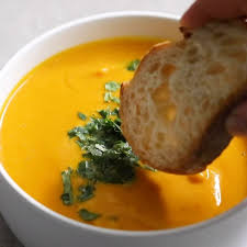 Sweet Potato Soup Recipe Silky Smooth Real Vibrant Recipe In 2020 Sweet Potato Soup Sweet Potato Soup Recipes Vegetarian Recipes