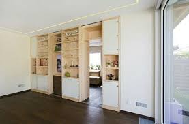 Schiebewand Hifi Mobel Und Raumteiler Zwischen Wohn Und Ga Mobel Wohnzimmer Wohnzimmer Wohnzimmer Design