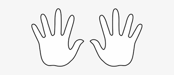 Family cats, mother with children, white cat with green eyes on black. Hand Kid Hand Clip Art Black And White Transparent Png 523x278 Free Download On Nicepng