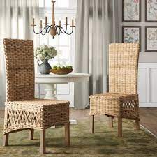 Inspired by the relaxed sophistication of coastal living, this beachy style relies heavily on maritime motifs: Coastal Dining Chairs Birch Lane