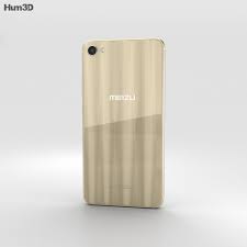 Meizu M3x Gold 3D model - Electronics ...