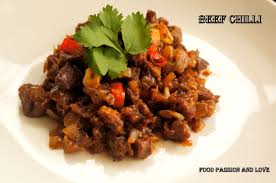 The ingredients needed to make crispy shredded chilli beef (takeaway style): Beef Chilli Foodpassionandlove