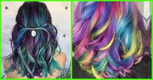 For a long hair and mermaid hair beginners, you can keep your base colors dark and let the rest of hair play with lighter and most luminous colors. 25 Mesmerizing Mermaid Hair Color Ideas