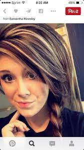 Basically, the addition of blonde highlights to light brown hair will make the overall color of the hair appear paler, resulting in a fresh, cute and natural look for the colder months! Brown Hair Bold Highlights Brown Hair With Blonde Highlights Dark Brown Hair With Blonde Highlights Highlights For Dark Brown Hair