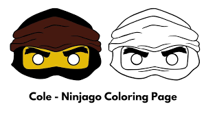 Ninjago cole tractor coloring pages ninjago coloring pages colouring pages lego batman baby disney characters lego disney princess lego jurassic lego birthday. Ninjago Coloring Page Mask Printable Joy In Crafting