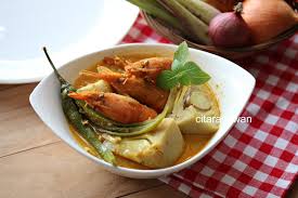 Gulai Lemak Nangka Dan Udang Resep Seafood Gulai Udang