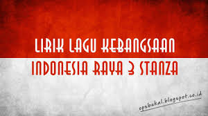 Lirik lagu indonesia raya 3 stanza stanza i indonesia tanah airku, tanah tumpah darahku, di sanalah aku berdiri, jadi pandu ibuku. Lirik Lagu Kebangsaan Indonesia Raya 3 Stanza Idn Paperplane