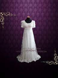 Maybe you would like to learn more about one of these? Regency Stil Spitze Brautkleid Mit Empire Taille Vintage Stil Etsy