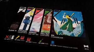 1 yellow, 1 blue, 1 red, 1 green, and 1 wild or fx card. Dropmix 2017 Meeple Like Us