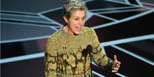 Yuh jung youn beginning her oscar speech by shooting her shot with brad pitt. Frances Mcdormand Oscar Speech What She Meant By Inclusion Rider