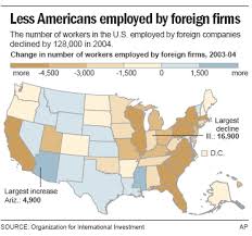 Workers On Foreign Company Payrolls Decline Business Us