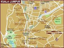 Map of kuala lumpur area hotels: Kuala Lumpur Map And Kuala Lumpur Satellite Image
