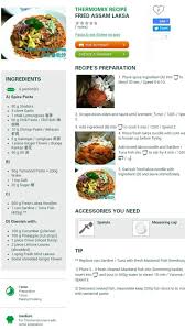 Fried Assam Laksa Thermomix Recipes Recipes Rice Dishes Recipes