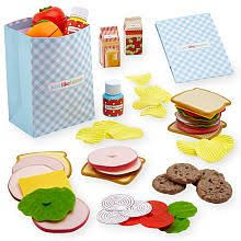 Just Like Home Lunch For Two Play Food Set Play Food Play Food Set Diy Gifts For Kids