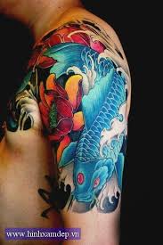 More images for ve ca chep » Hinh Xam Ca Chep Dep O Tay Koi Tattoo Koi Tattoo Design Koi Fish Tattoo
