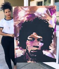 Purple Haze in a Small Town (Mixed Media)