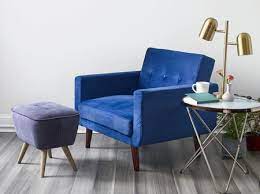 Velvet soft occasional chair backrest small sofa wing back armchair bedroom seat. What Is An Occasional Chair