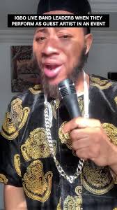 Igbo live band leader as a guest in an event #igbo #igboweddingng #ig...