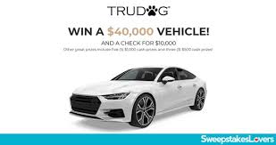Last week, we ran a giveaway from skurt rental cars. Trudog Car Giveaway 2020 Sweepstakes Lovers You Won T Believe What You Can Win Today
