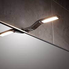 Bathroom light fixtures above mirror. Wave Cob Over Mirror Light