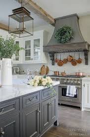 · easy to use software. Farmhouse Kitchen With Fall Decor Center Island Design Lantern Pendant Lights White Kitchen Gla Country Style Kitchen Glass Kitchen Cabinets Home Decor Kitchen