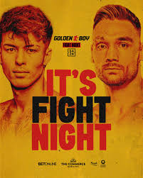 FIGHT!!!🥊🥊 Begins @6pm USA EST GOLDEN BOY PRESENT THURSDAY NIGHT BOXING  January 23TH Commerce, Calif. (DAZN) Eric Priest vs. Tyler Howard, 10  rounds, middleweights Jordan Panthen vs. DeAundre Pettus, 10 rounds,  middleweights