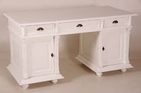 L:180 x t:100 x h:79 holz: Casa Padrino Schreibtisch Kiefer Massiv England Weiss Englischer Schreibtisch Antik Stil Empire Jugendstil Barock Kolonial Shabby Chic