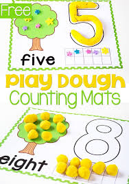 Low Prep Play Dough Mats For Math Centers Preschool Activities Math Activities Preschool Preschool Learning Activities