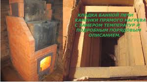 печь для бани своими руками из кирпича с баком для воды Bannaya Pech Kamenka 3h3 5 Kirpicha Pryamogo Nagreva S Izobrazheniyami Kirpich