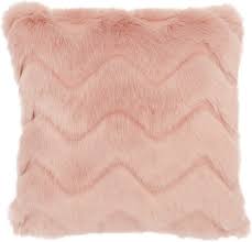 We researched the best faux fur throws out their for all your design needs. Faux Fur Vv056 Blush 16 X 16 Throw Pillow