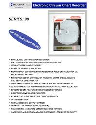 Electronic Circular Chart Recorder Indumart Pdf Catalogs