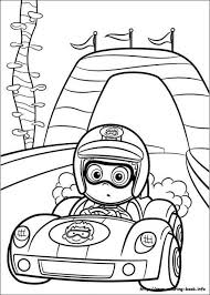 Race Car Coloring Books Nonny Bubble Guppies Driving Racing Car Coloring Page Line In 2020 Cars Coloring Pages Race Car Coloring Pages Coloring Books
