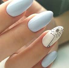 Summer Nails In 2020 Blue Nail Art Designs Baby Blue Nails Sky Blue Nails