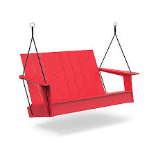 When you're ready to seat three, a metal locking pin keeps the center console raised. Loll Designs Adirondack Porch Swing Ylighting Com