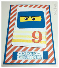 Stampin Up Birthday Card Boy Geburtstagskarte Junge Lego Ninjago Karten Kinder Kindergeburtstagskarten Geburtstagskarte Basteln Kinder