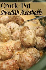 Crock Pot Swedish Meatballs Recipes Crockpot Dishes Food