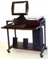 There are varying sizes of pc towers depending on the size of motherboard and the number of hard drive slots you want to have available for future storage upgrades. Sts 7801 Compact Portable Computer Desk W Hutch Shelf Keyboard Tray Oceanpointe Distributors Corporation